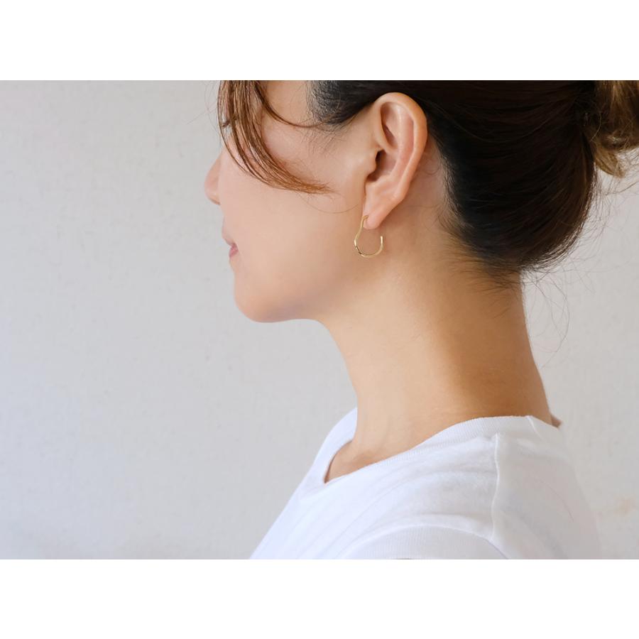 K18 ピルム ピアス レディース18K 18金 K18イエローゴールド 金