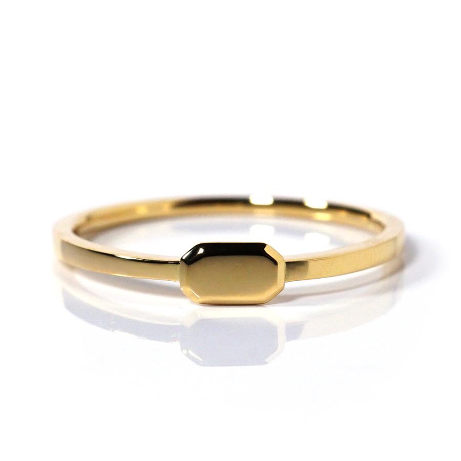 K18 エメラルドカット リング レディース 指輪 18k 18金 K18 エメラルドカット リング レディース 指輪 18k 18金