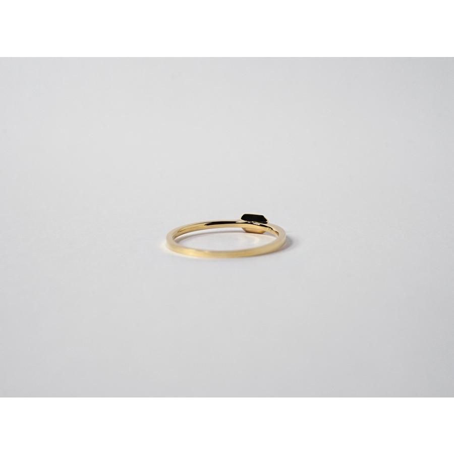 11/28午後値上げ実施】 K18 エメラルドカット リング レディース