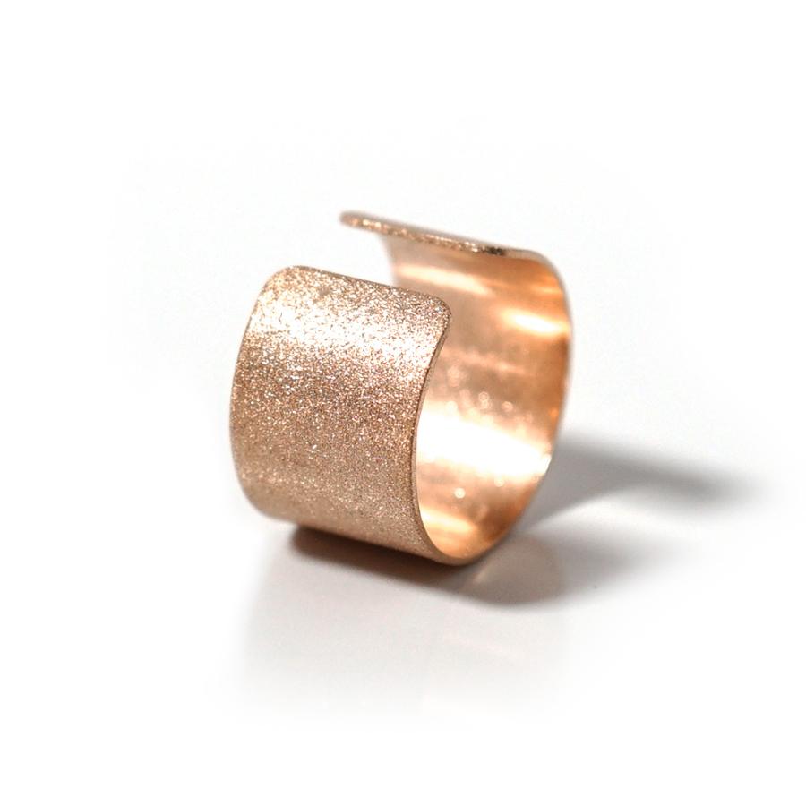 【片耳販売】 K18 オビ イヤーカフ 7mm レディース 18k 18金 ゴールド プラチナ フープピアス  イヤリング 地金 rph43677723の画像