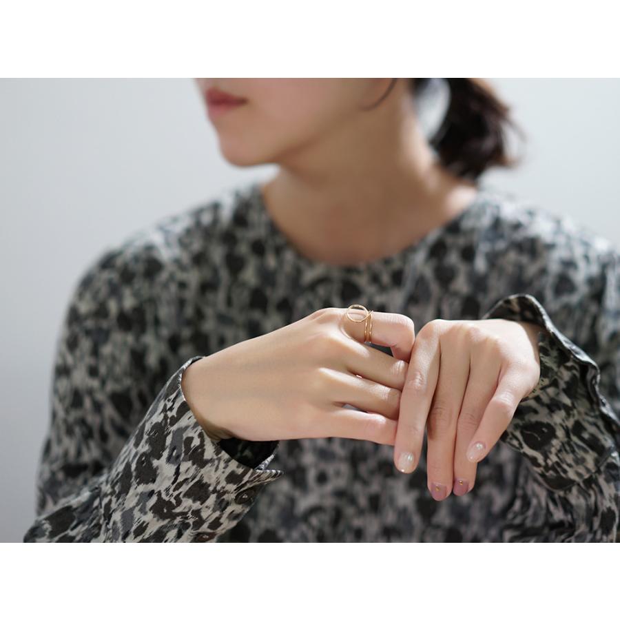 K18 ソリス リング レディース 女性用 18k 18金 サークル 丸 金線 地金