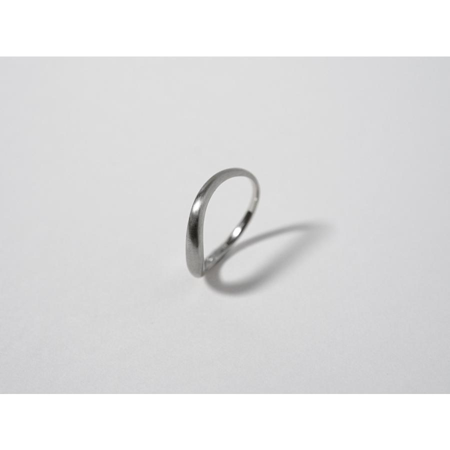 K18 モリス リング  レディース ペアリング 結婚指輪 婚約指輪 18金 18K プラチナ Pt サティーナ マット マリッジリング rph27042522の画像