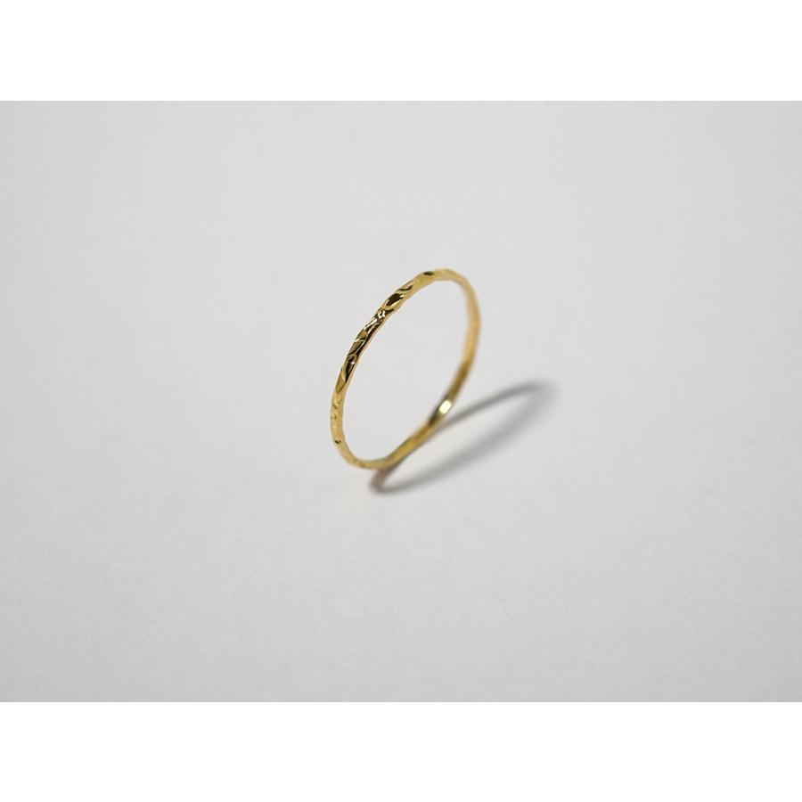 きーちゃん　k18リング　2連リング　つけっぱなし　華奢 冬のおしゃれに♡K18 極細 2連 リング♡つけっぱなし 華奢 可愛い 普段