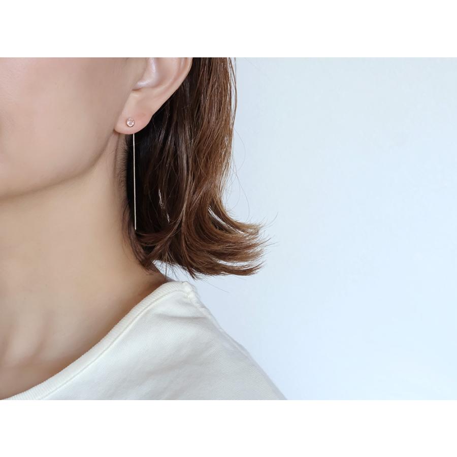 K18 ベネチアンチェーン キャッチ レディース ピアスキャッチ デザインキャッチ 18K 18金  プラチナ チェーンキャッチ rpaub5523の画像