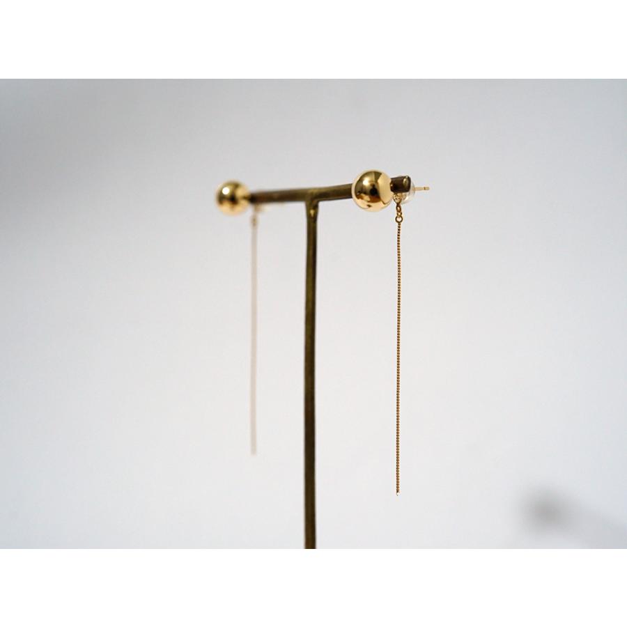 K18 ベネチアンチェーン キャッチ レディース ピアスキャッチ デザインキャッチ 18K 18金  プラチナ チェーンキャッチ rpaub5523の画像