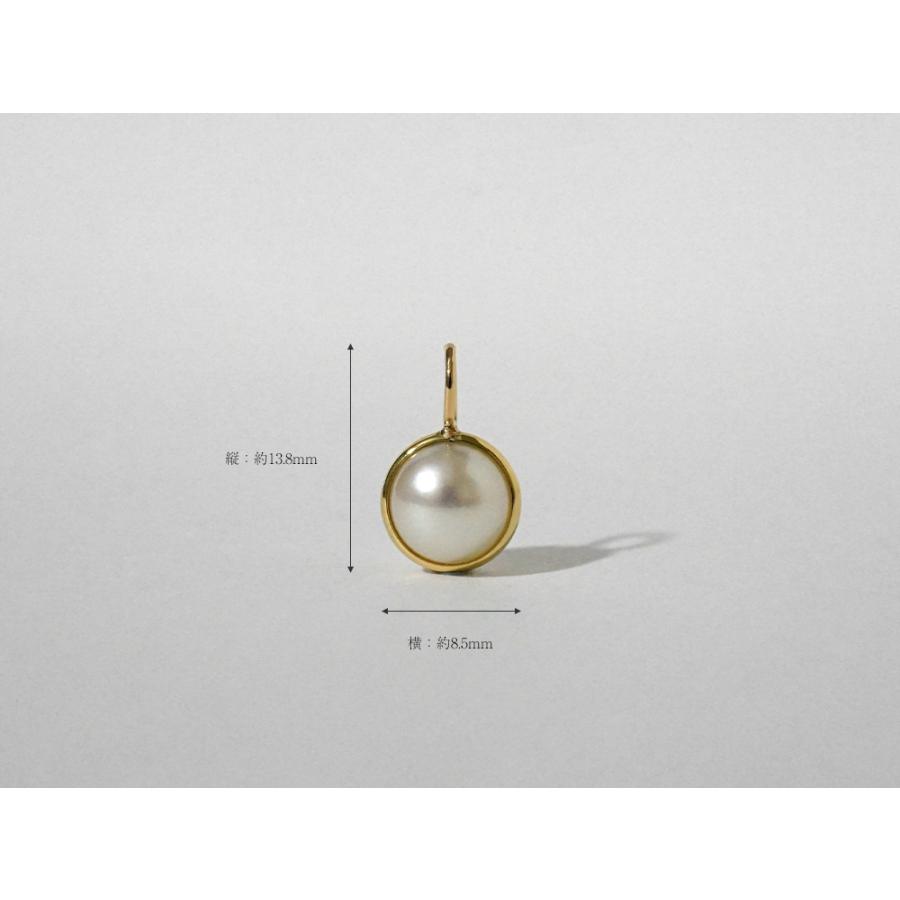 K18 アコヤパール ペンダントトップ メンシス 7mm レディース 女性用