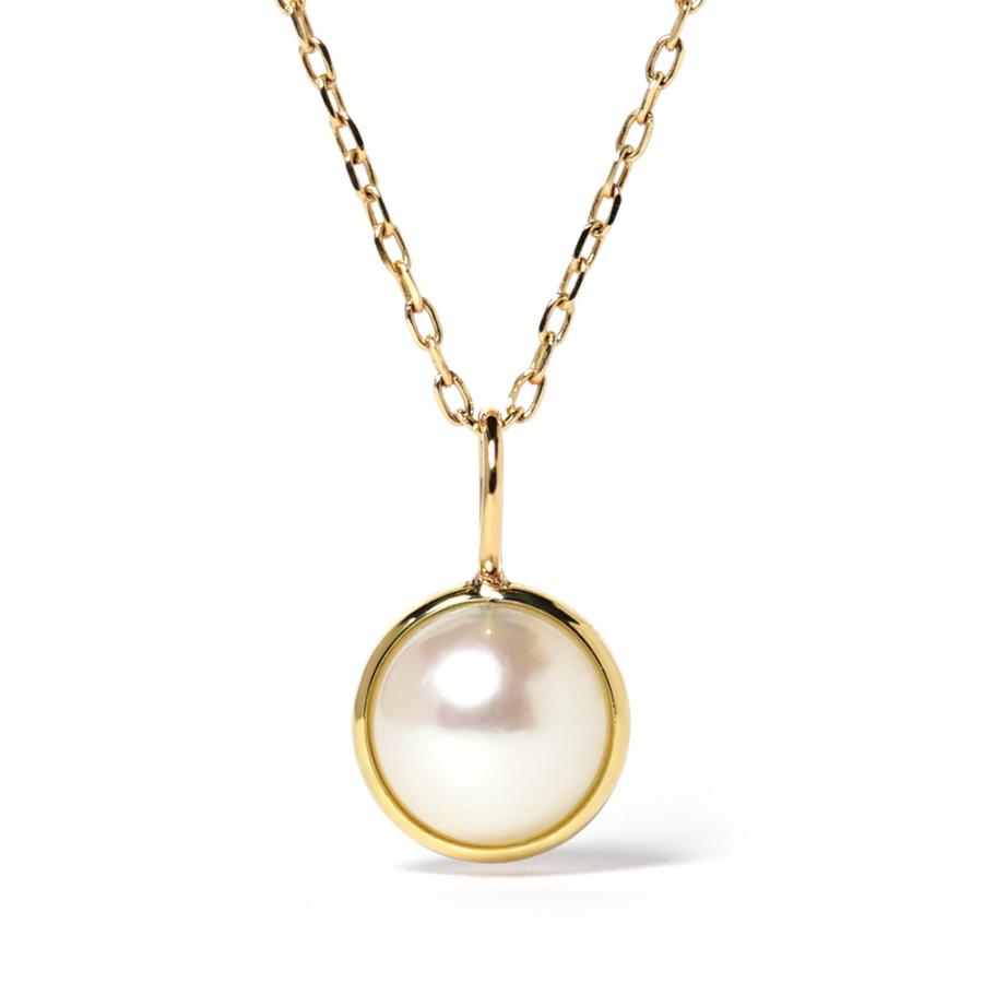 K18 アコヤパール ペンダントトップ メンシス 7mm レディース 女性用