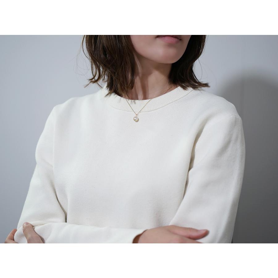 K18 アコヤパール ペンダントトップ メンシス 7mm レディース 女性用