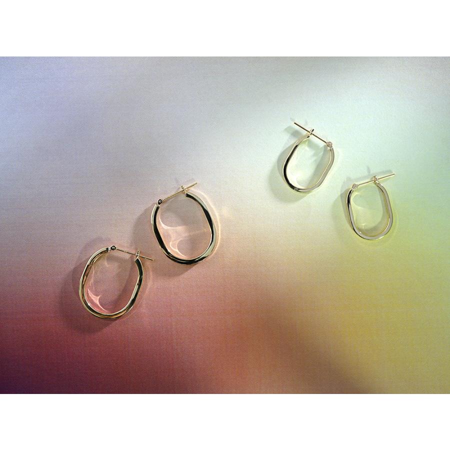K18 アノルス ラージ フープピアス レディース 女性用 18K 18金
