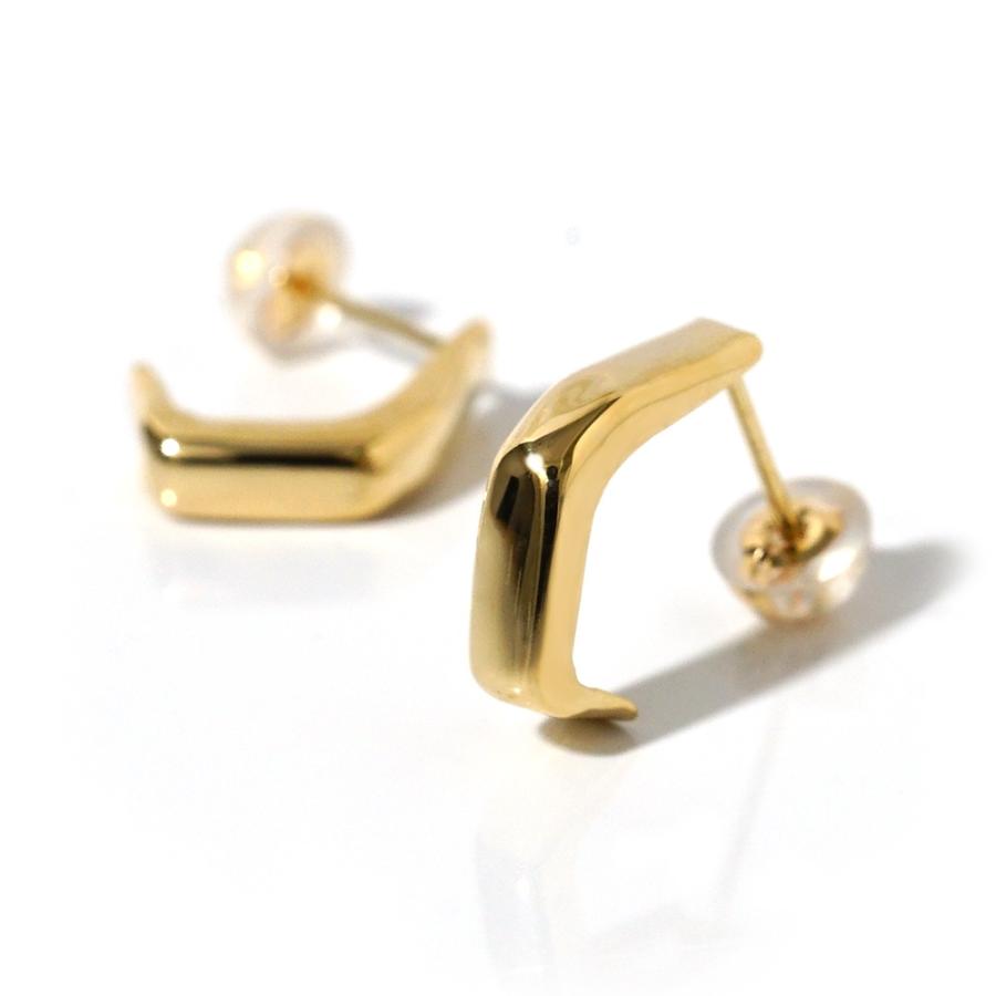 K18 レペンテ フープピアス レディース 女性用 18K 18金 ゴールド スタッドピアス 地金ピアス ファーストピアス ギフト rpa2267323の画像