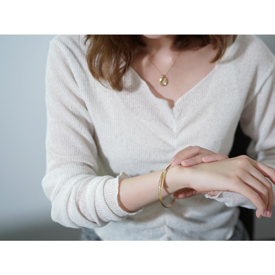 k18 バングル 2.17g 11/28午後値上げ実施】 K18 ファチレ バングル レディース メンズ ユニ