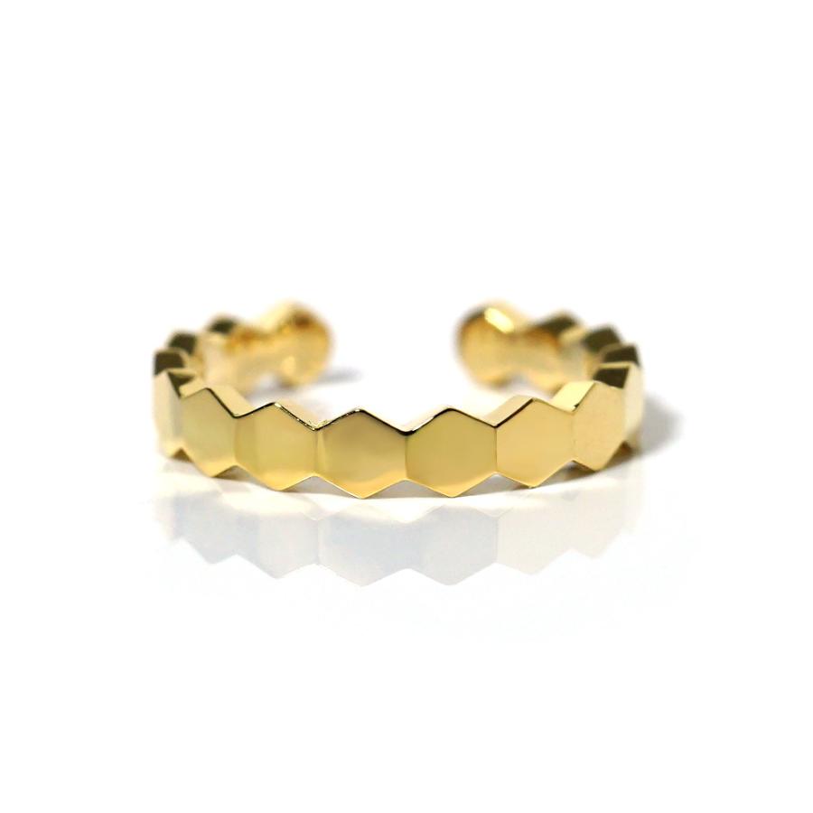 カシケイ　BROWNDIAMOND シック　ハニカム ピアス　k18両耳用 カシケイ BROWNDIAMOND シック ハニカム ピアス 両耳用 カシケイ