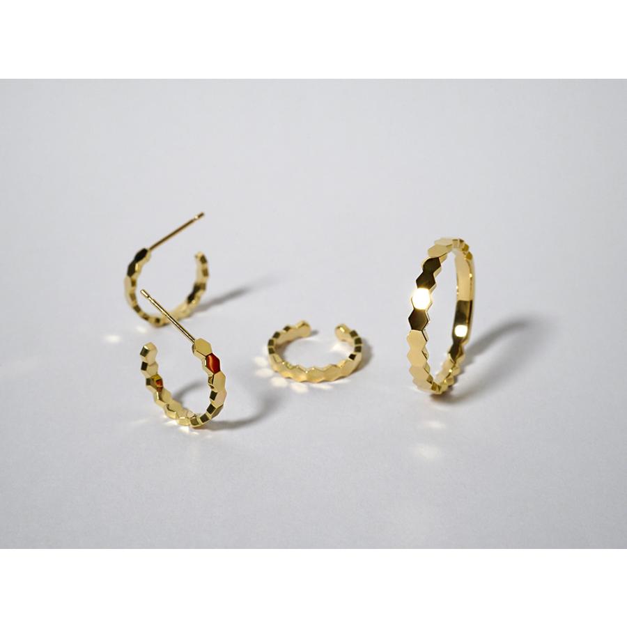 K18 ハニカム ピアス レディース 女性用 18K 18金 Pt プラチナ K18 ハニカム ピアス レディース 女性用 18K 18金 Pt プラチナ