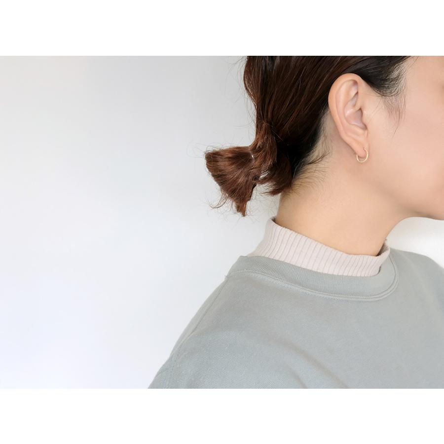 K18 アウレア フープピアス 12mm レディース 女性用 18K 18金 スターダスト フープピアス パイプピアス プレゼント ギフト rph43721223の画像