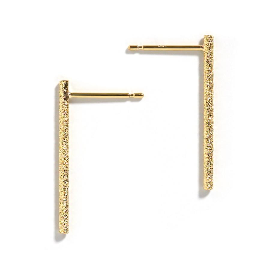 K18 アウレア ピアス レディース 18K 18金 ゴールド スターダスト バー