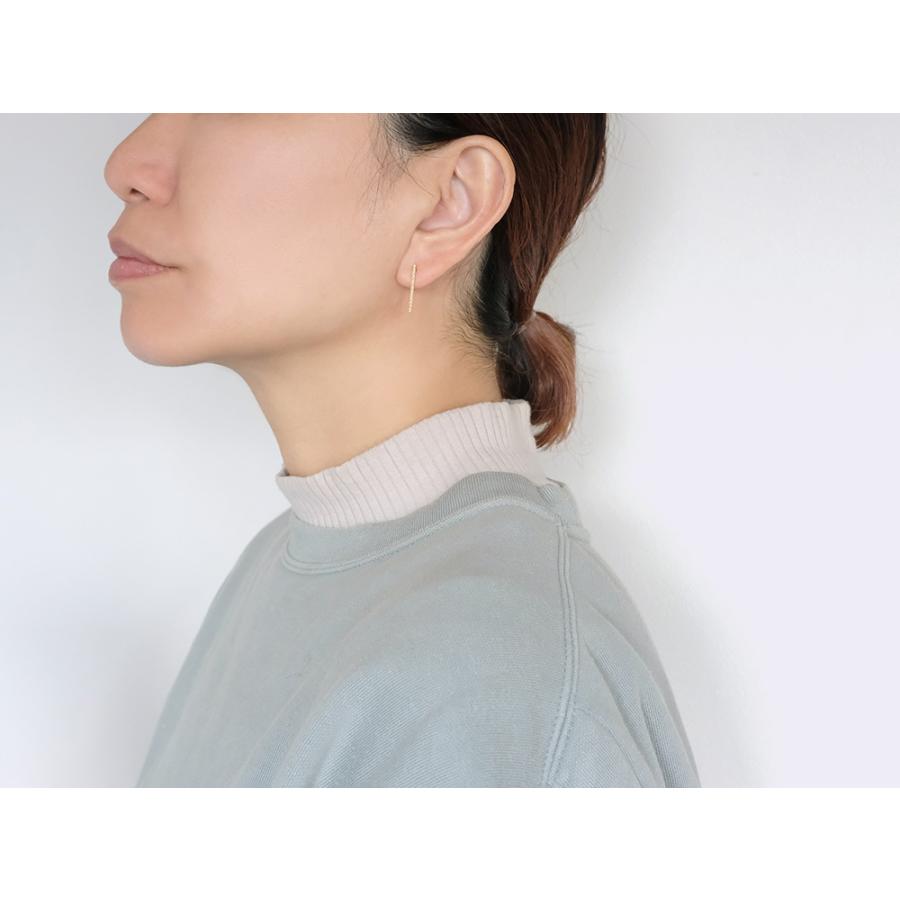 K18 アウレア ピアス レディース 18K 18金 ゴールド スターダスト バー