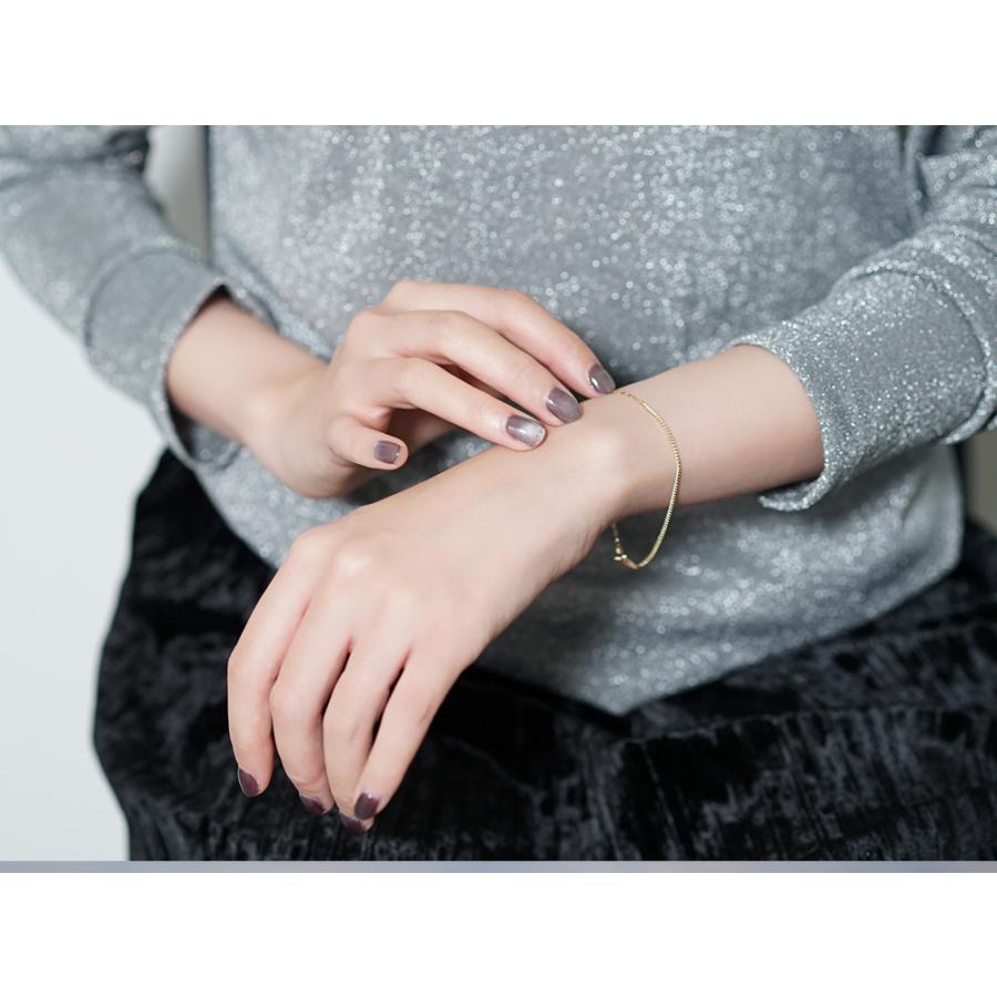 K18 ラディヘイ ブレスレット レディース 女性用 18K 18金 地金 コンビ