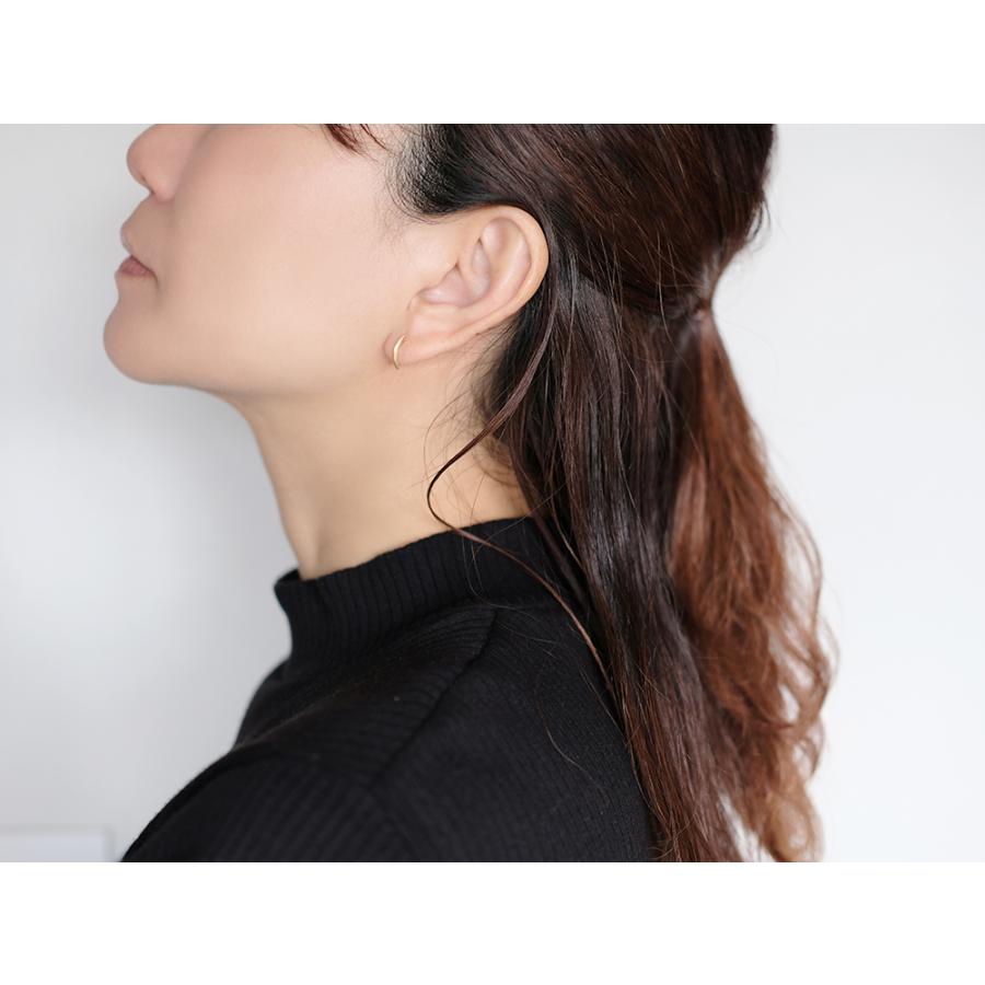 K18 クロー ピアス レディース 女性用 18K 18金 ゴールド Pt プラチナ