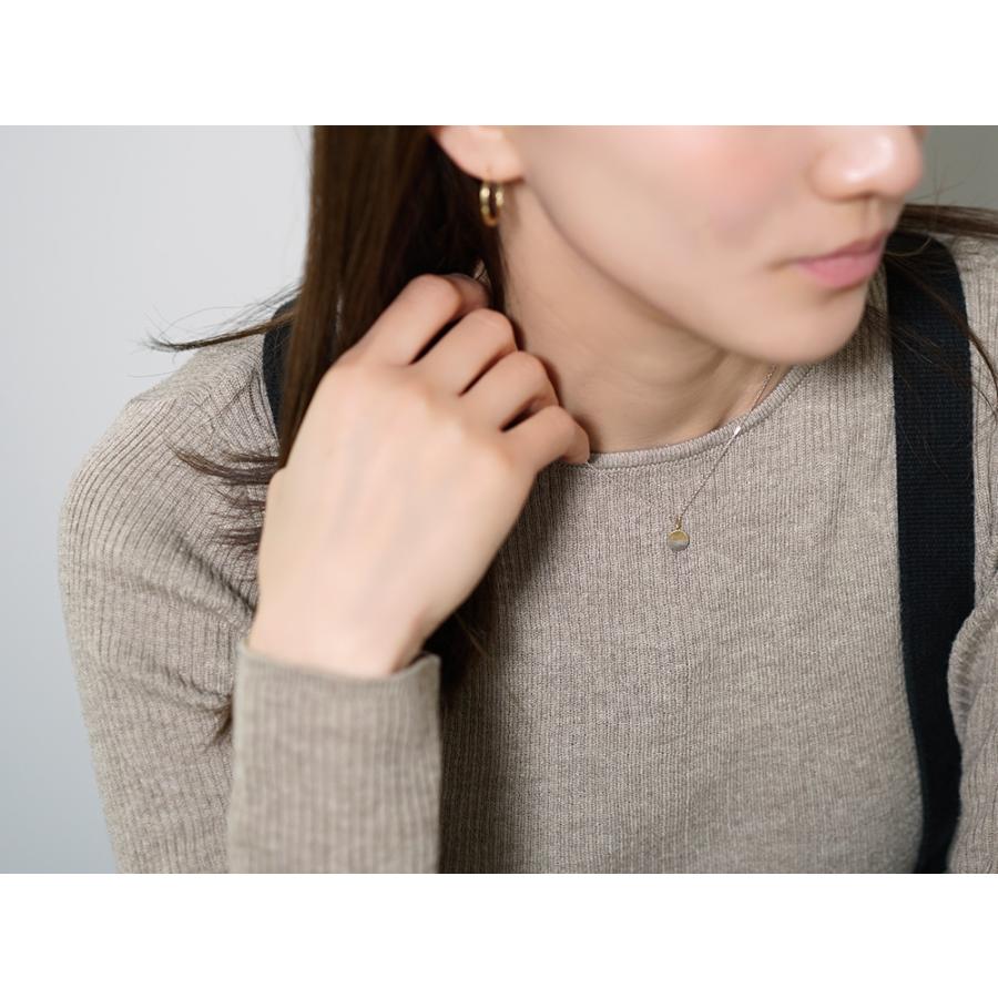 K18/Pt ペンダントトップ hinode レディース ネックレストップ コイン