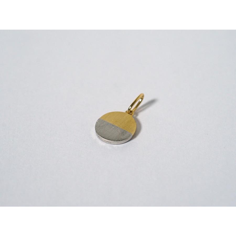 K18/Pt ペンダントトップ hinode レディース ネックレストップ コイン プレート メダル サークル 丸 18k 18金 Pt プラチナ rph63498121の画像