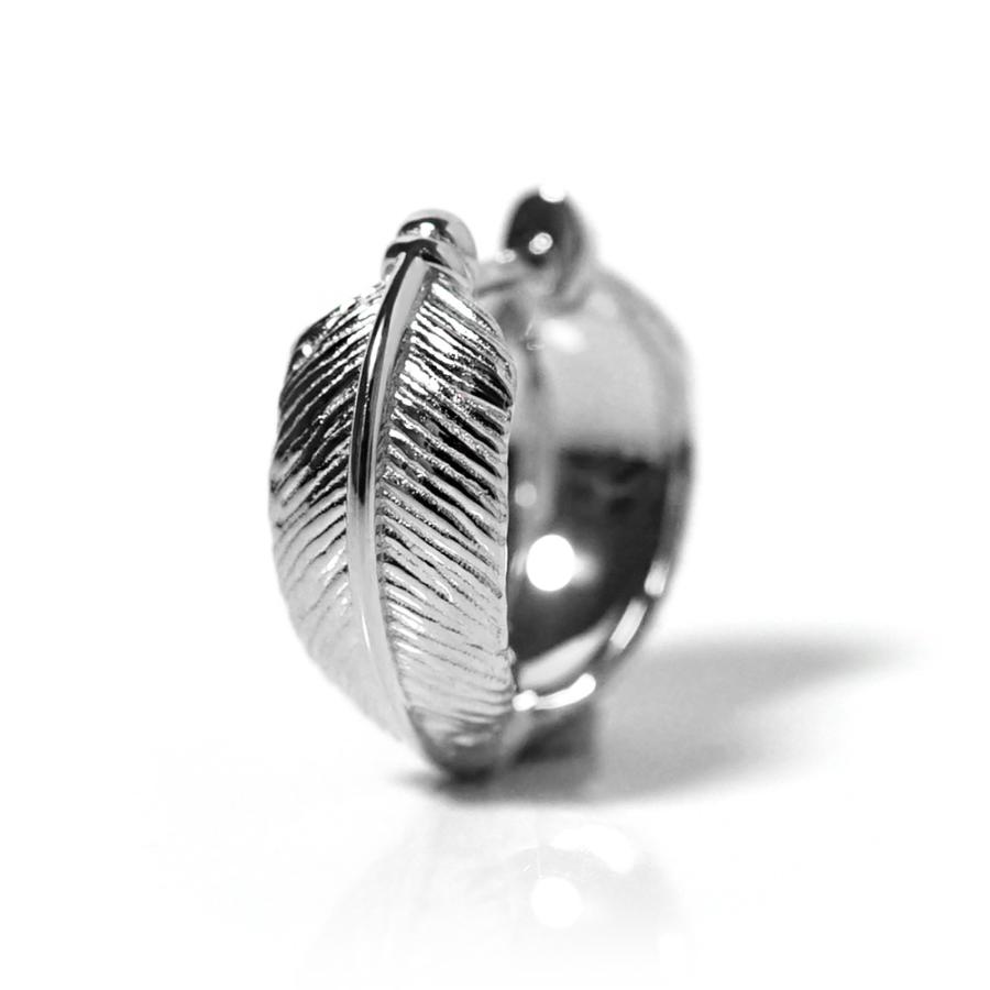 片耳販売】 K18 プルマ フープピアス 13mm レディース メンズ 羽