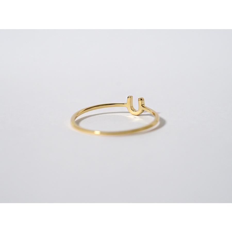 K18 プチ ホースシュー リング レディース 女性用 18k 18金 Pt K18 プチ ホースシュー リング レディース 女性用 18k 18金 Pt