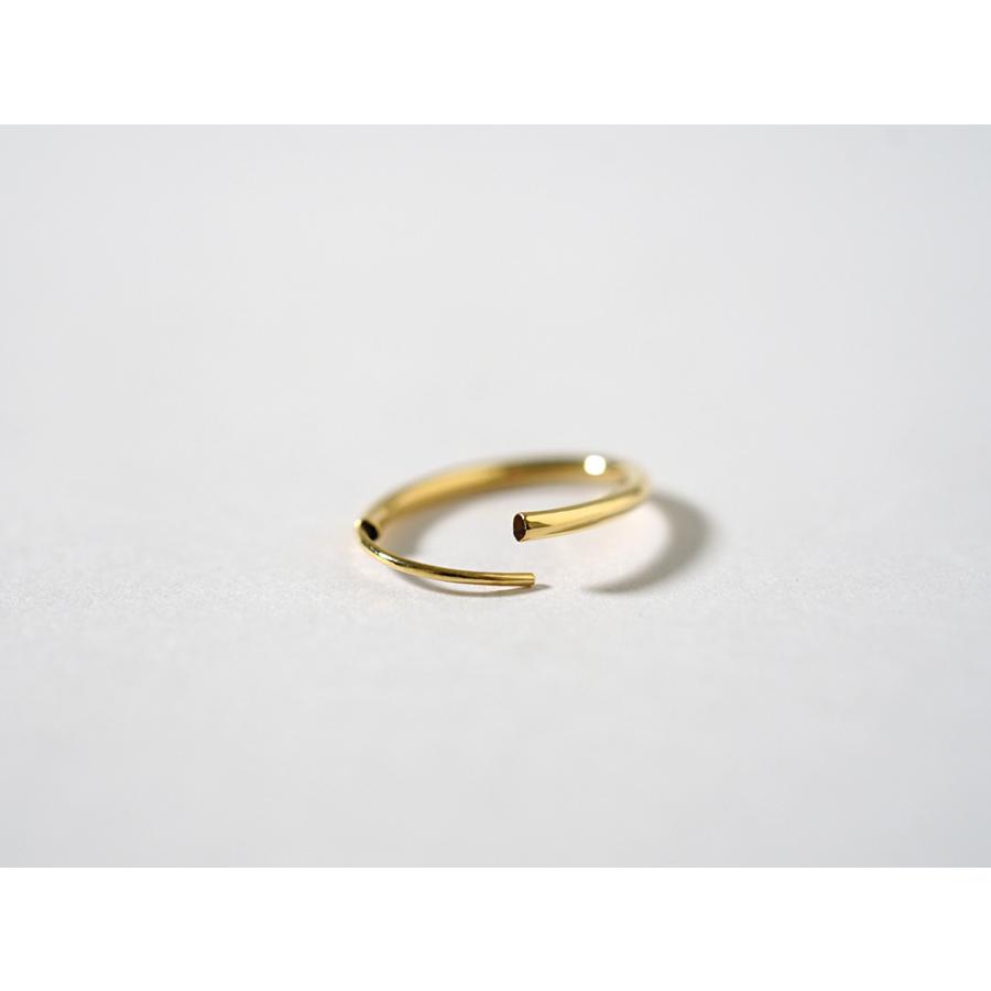 K18ゴールド オーバル型ピアス 15mm K18 オーバル イージーフープピアス 15mm レディース 18金 18K