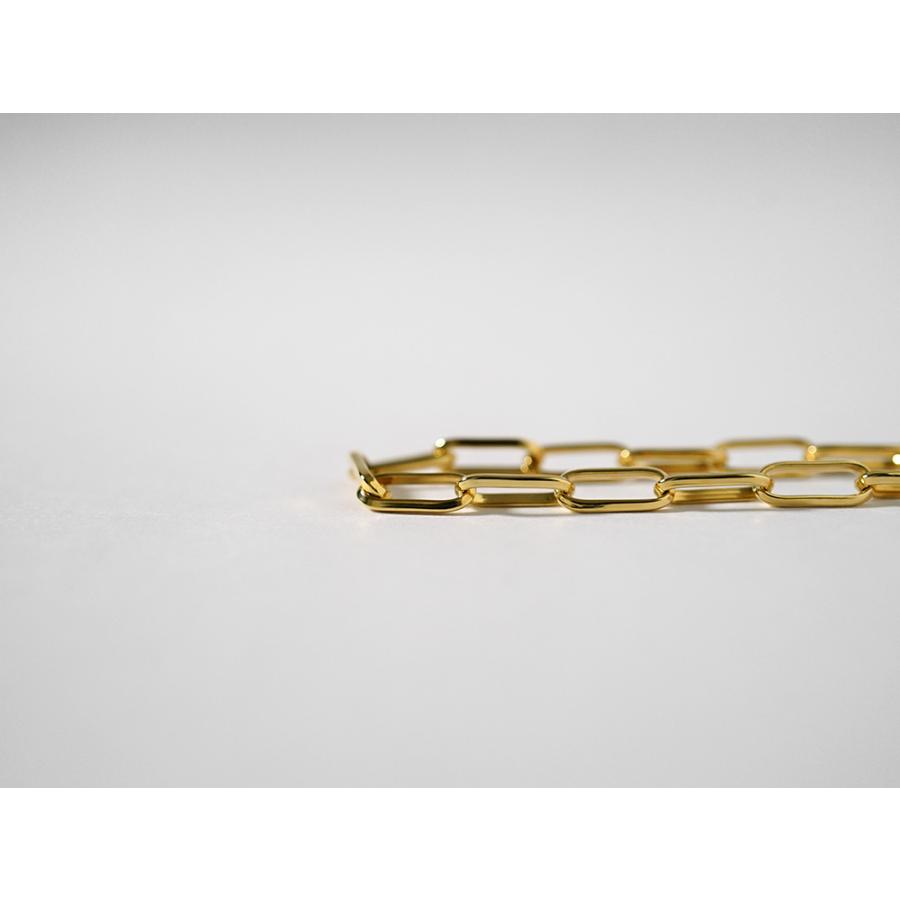 K18 クリップチェーン ブレスレット 5.4mm チェーンブレスレット