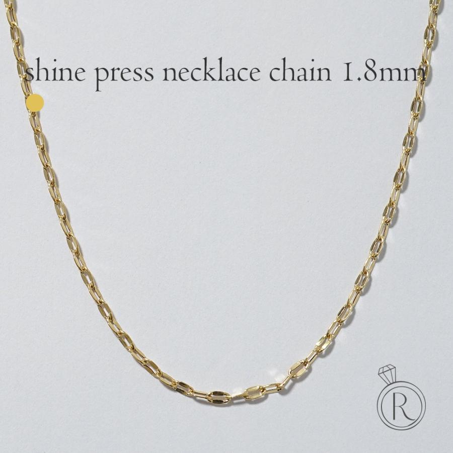 K18 金色 リンクチェーンネックレス K18 18金 O リンク チェーン ネックレス 4mm幅 50cm | SPERANZA