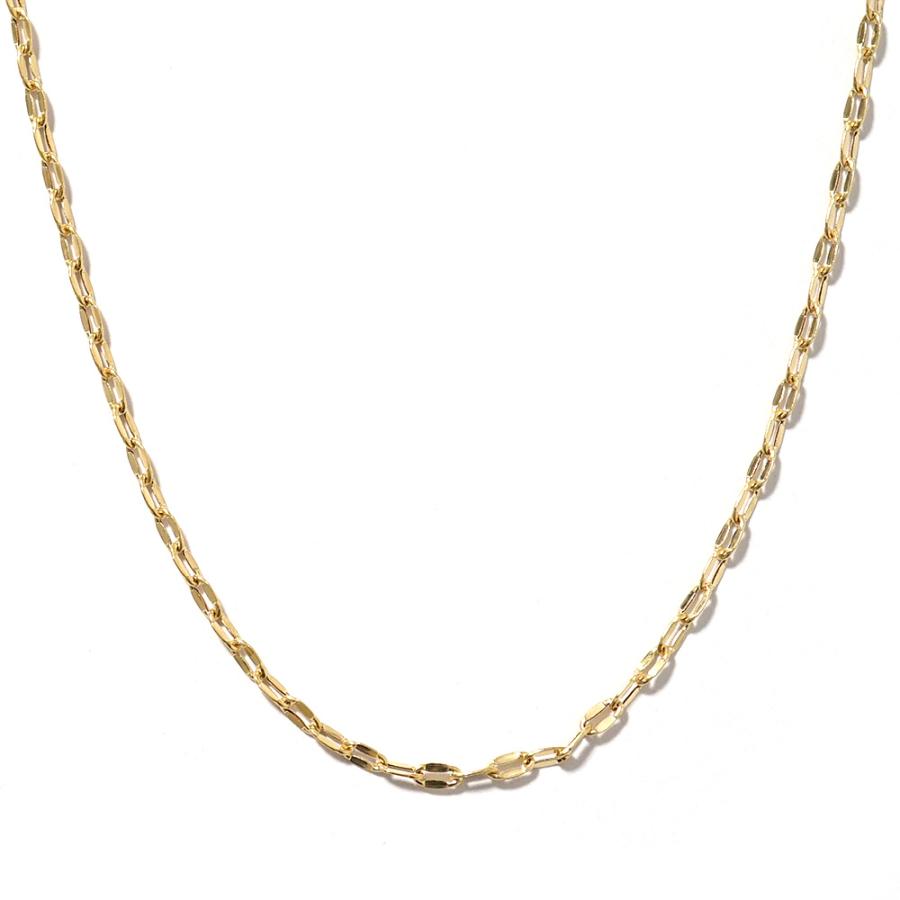 K18 シャインプレス ネックレスチェーン 1.8mm レディース チェーン