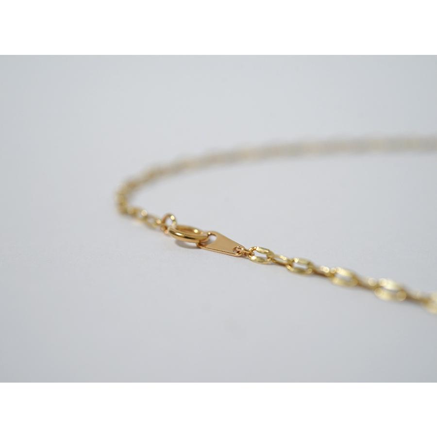 K18 シャインプレス ネックレスチェーン 1.8mm レディース チェーンネックレス メンズ 18k k18ネックレス 18金ネックレス rpj012na21の画像