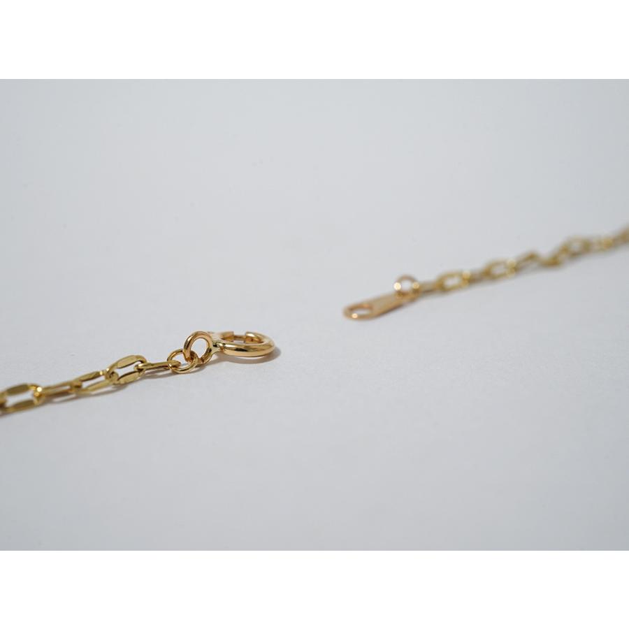 K18 シャインプレス ネックレスチェーン 1.8mm レディース チェーンネックレス メンズ 18k k18ネックレス 18金ネックレス rpj012na21の画像