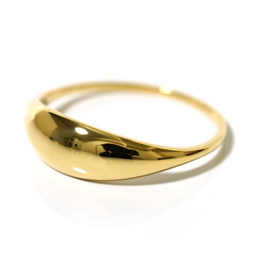 K18 ナロー ゲッコー リング レディース 地金 指輪 地金リング 18k 18