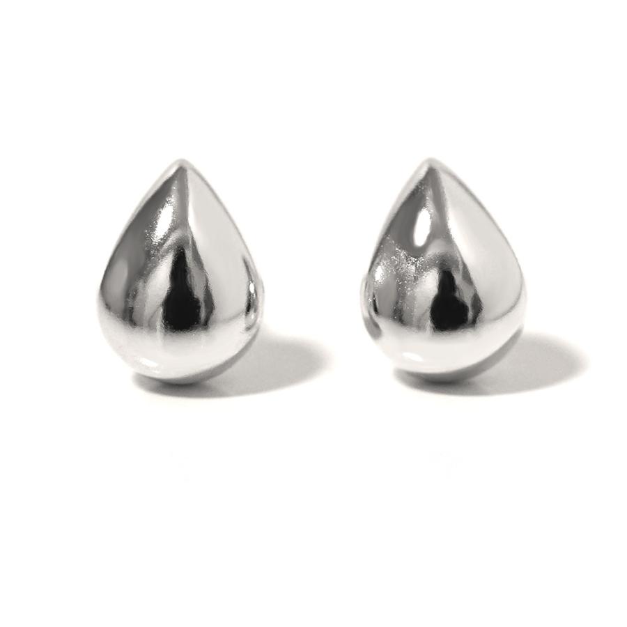 K18 露 ラージ ピアス 18k 18金 Pt レディース ジュエリー 雫 ツユ