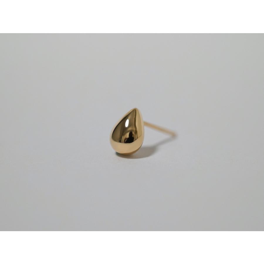 K18 露 ラージ ピアス 18k 18金 Pt レディース ジュエリー 雫 ツユ