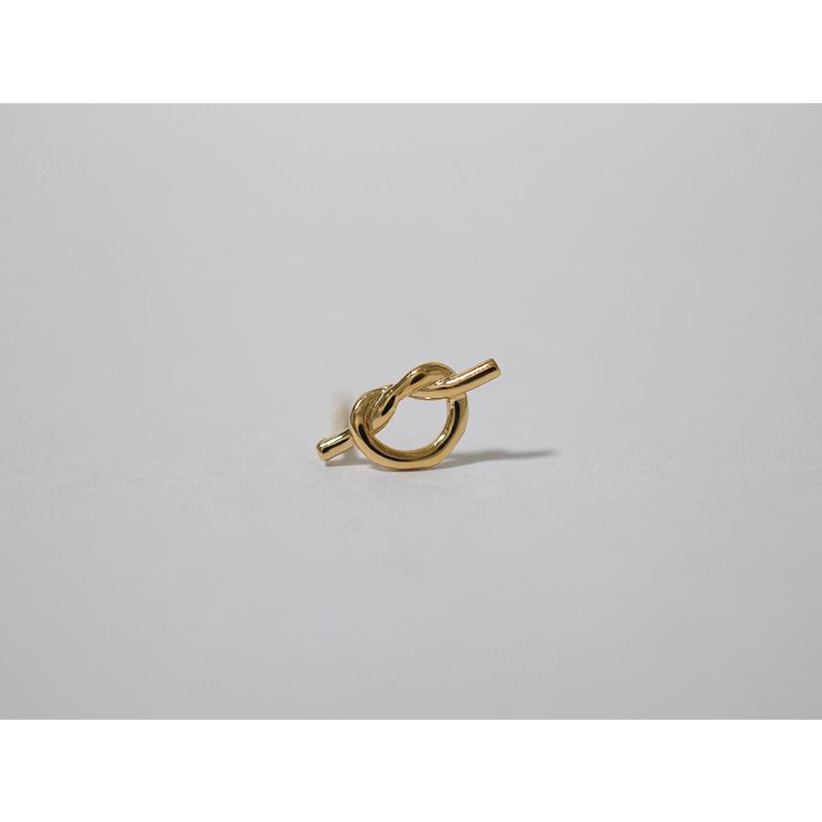 K18 ムスビ ピアス レディース 18K 18金 Pt ゴールド プラチナ 結び リボン スタッドピアス セカンドピアス ギフト rpacp391123の画像