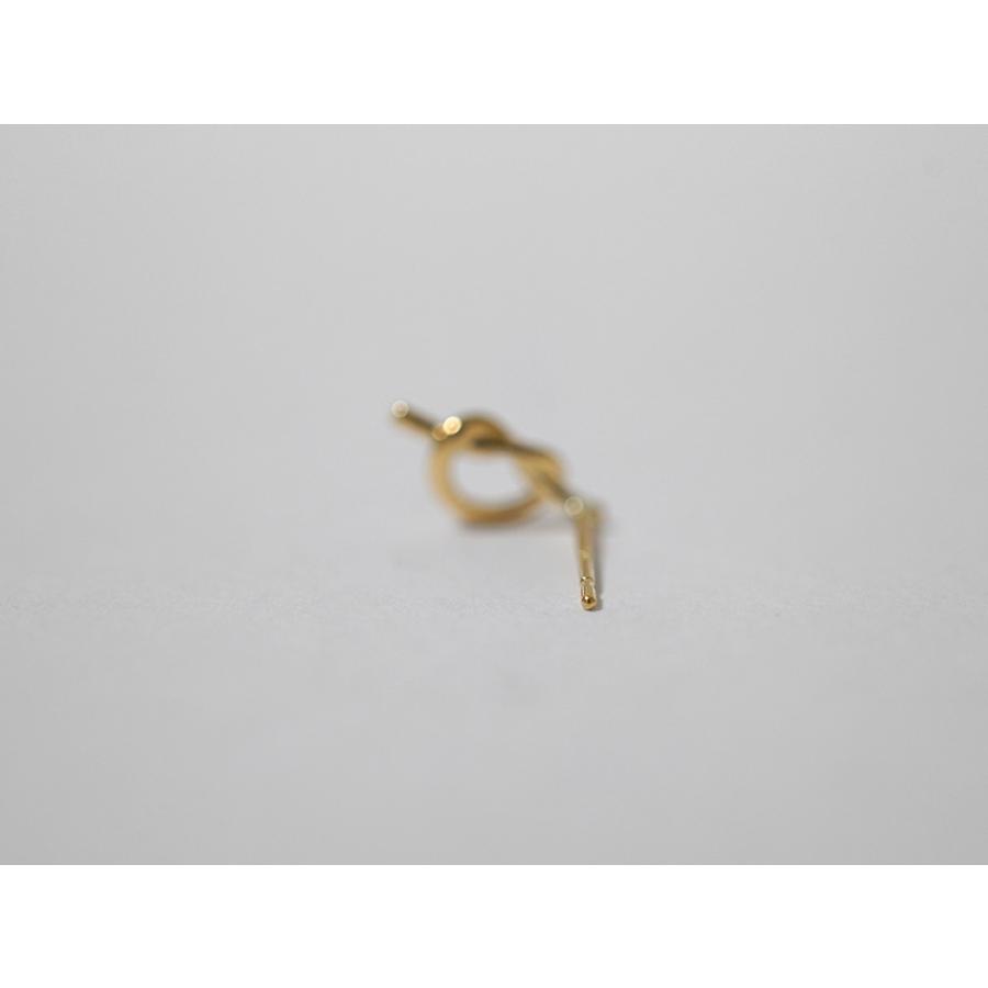 K18 ムスビ ピアス レディース 18K 18金 Pt ゴールド プラチナ 結び リボン スタッドピアス セカンドピアス ギフト rpacp391123の画像
