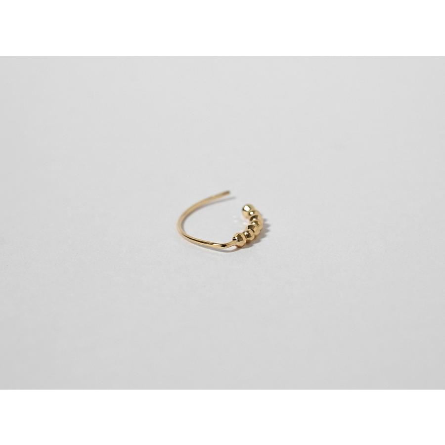 K18 ミラーボール フックピアス レディース 18K 18金 ゴールドピアス