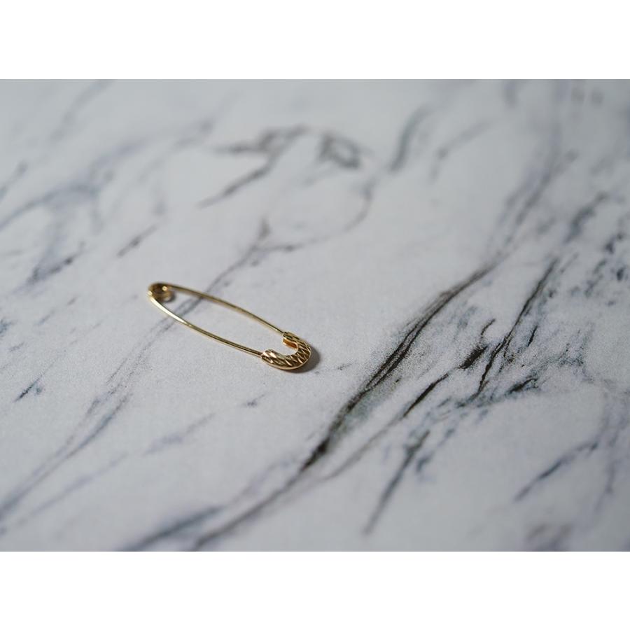 K18 ダイヤカット ピンブローチ レディース メンズ ユニセックス 18K