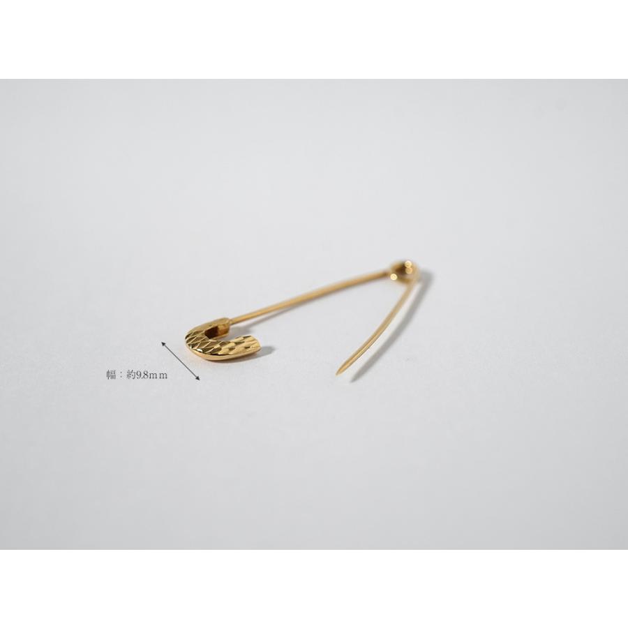 K18 ダイヤカット ピンブローチ レディース メンズ ユニセックス 18K