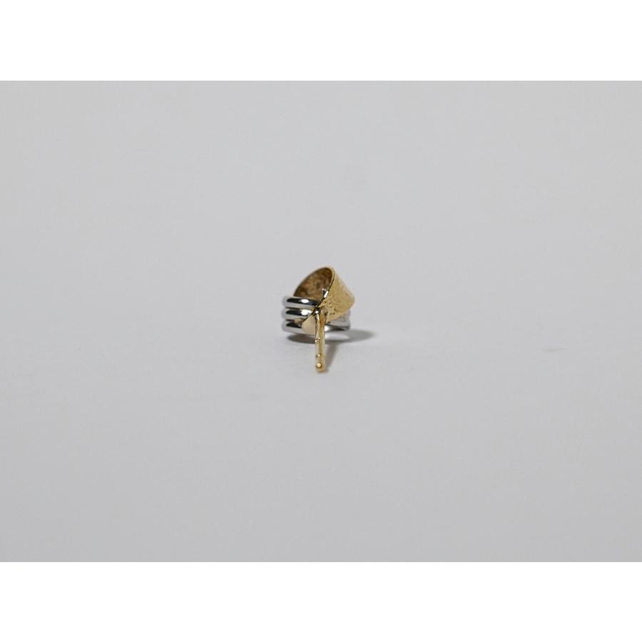 K18/Pt ビーナ コンビ ピアス レディース スタッドピアス ゴールド