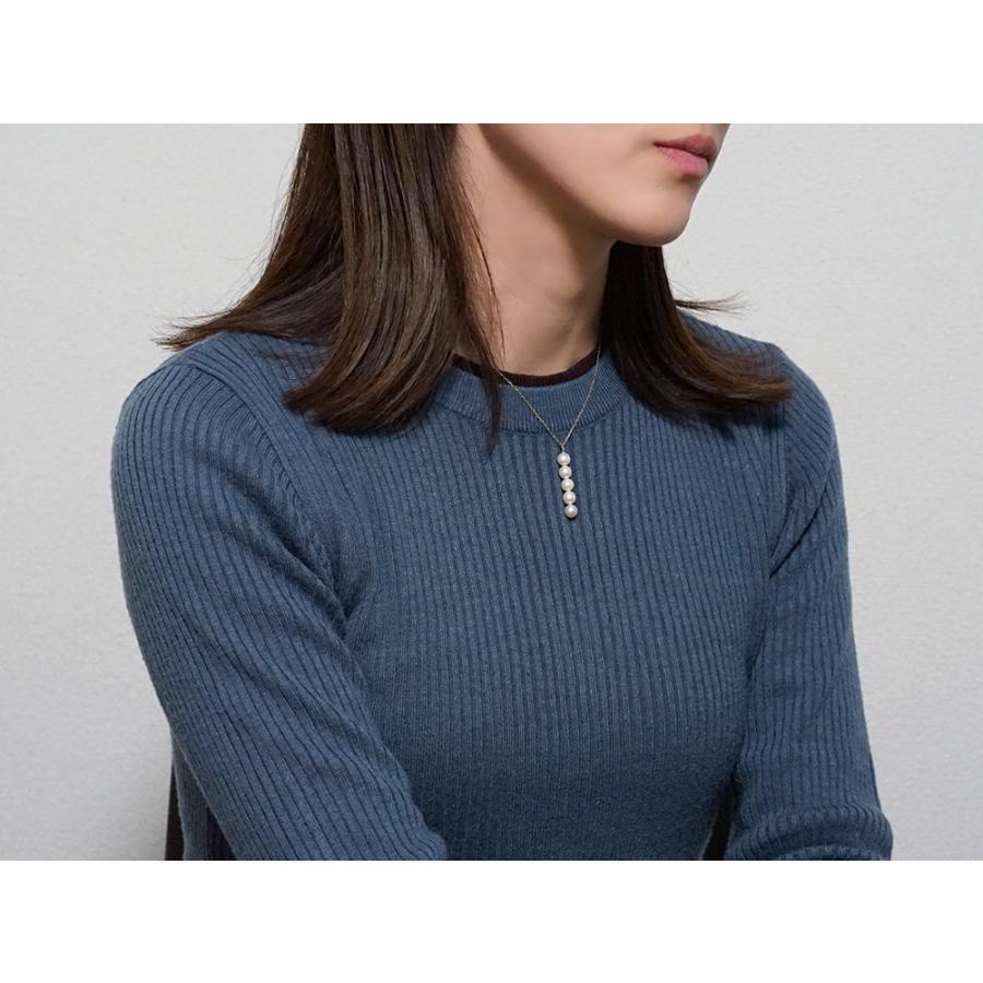 K18 アコヤパール ライン ペンダントトップ レディース 女性用 6月の誕生石 18K 18金 Pt アコヤパール アコヤ真珠 本真珠 ペンダントヘッド rph63544421の画像