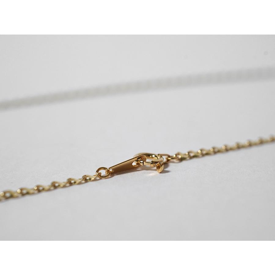 K18 ツイスト エクレア ネックレスチェーン 1.8mm レディース 女性用 ファンタジア チェーン ツイストチェーン ペタルチェーン rpu101921の画像