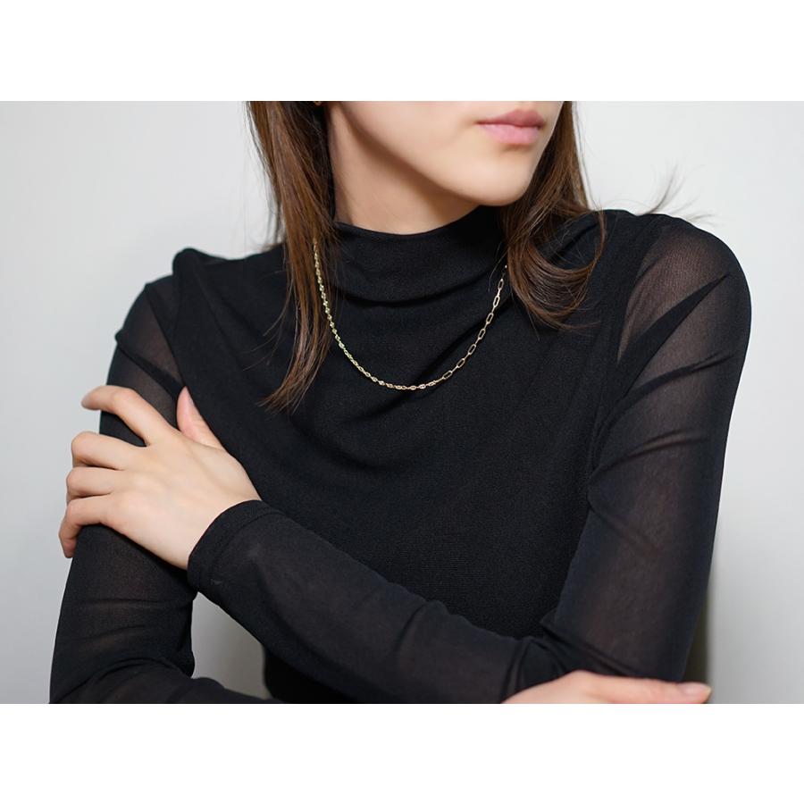 K18 トリプレクス ネックレスチェーン レディース 女性用 3種類