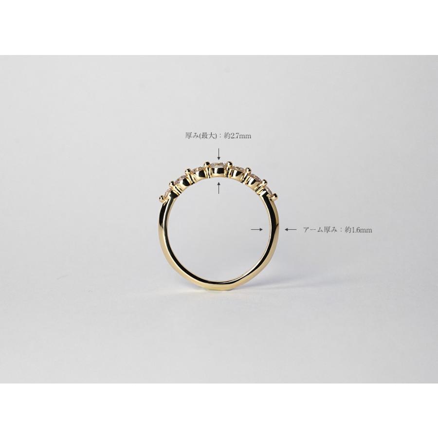 18K リング レディース 指輪 ダイヤモンド 0.3ct ダイヤ ダイアモンド
