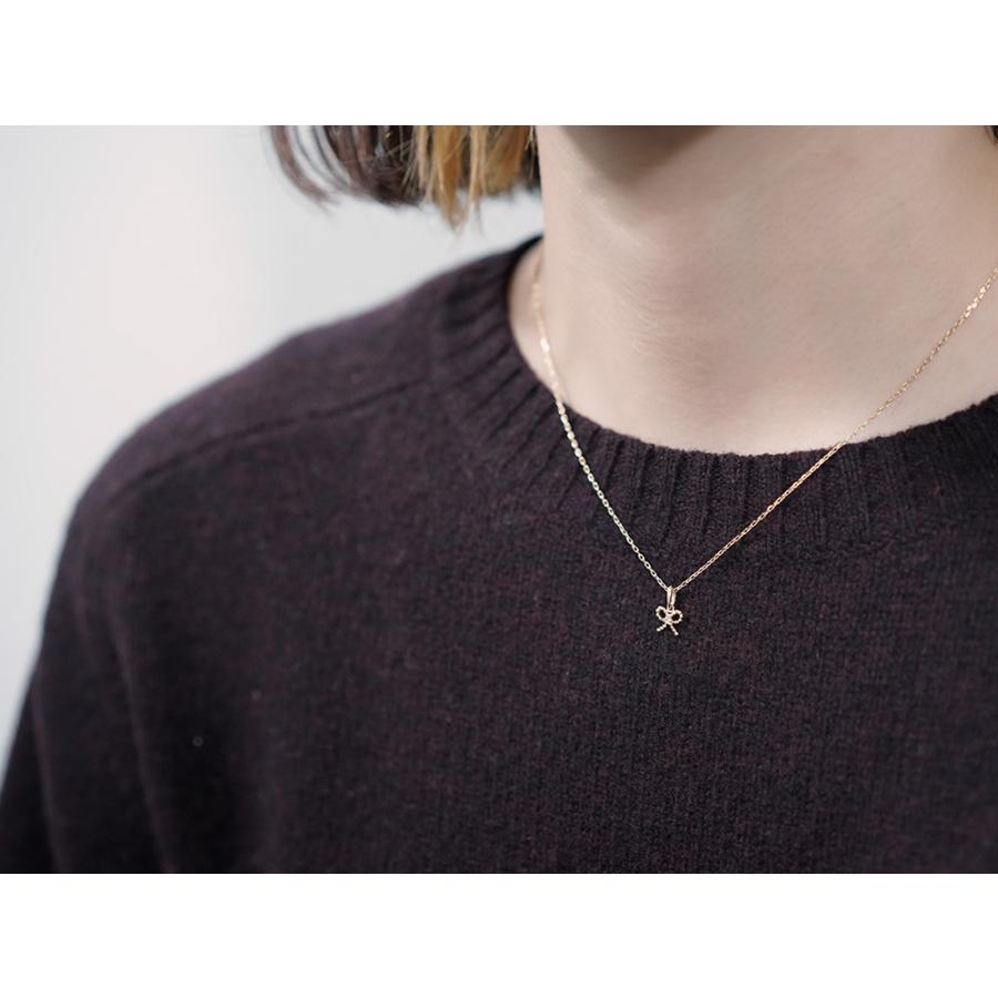 ペンダントヘッド チャーム レディース 18K ダイヤモンド リボン ペンダントヘッド チャーム レディース 18K ダイヤモンド リボン