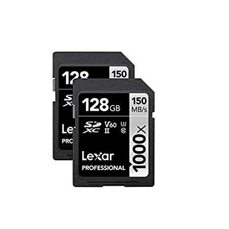 最低価格の 特別価格Lexar Professional 1000X 128GB (2-Pack) SDXC Uhs-II Cards好評販売中 SDカード