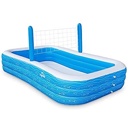 代引き人気  Pool, Inflatable Family Pool, Swimming Kiddie 特別価格Ingbelle 118" Ful好評販売中 22" X 72" X 家庭用プール