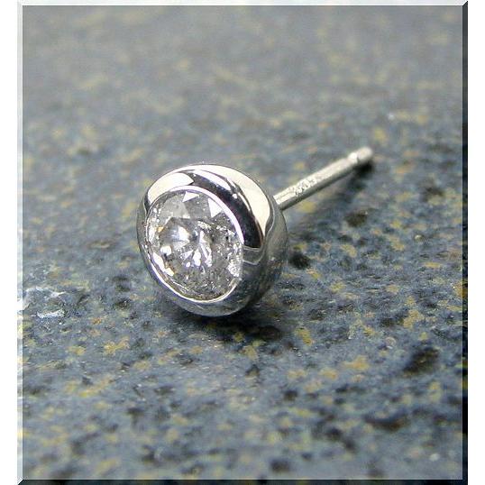 片耳0.3ct ダイヤモンド ピアス プラチナ900 ダイヤモンド ピアス 片耳 片方 プラチナ Pt900 約0.3ct