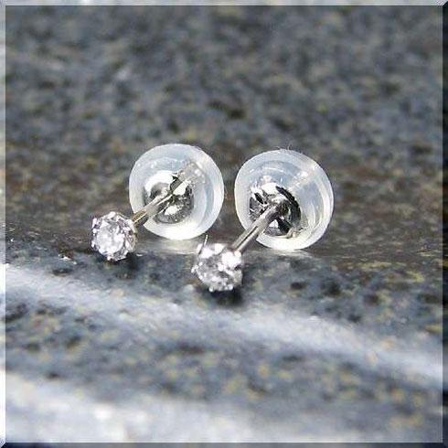 ダイヤモンド ピアス プラチナ スタッド 約0.1ct : ジュエリーラピネス